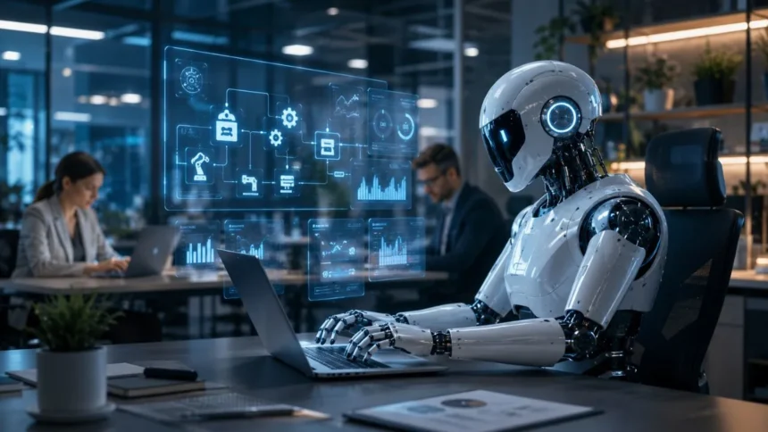 Robotic Process Automation and AI in Business Services
