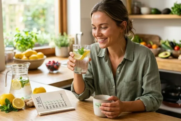 what happens when you drink lemon water for 7 days