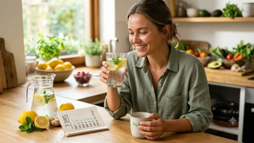 what happens when you drink lemon water for 7 days