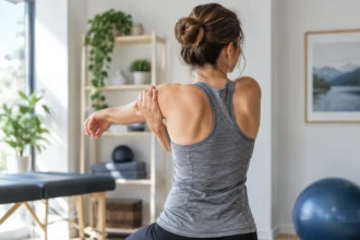 How to Release a Pinched Nerve in Shoulder Blade