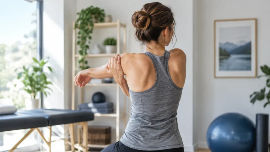 How to Release a Pinched Nerve in Shoulder Blade